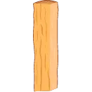 dessin d'une buche de bois de chauffage